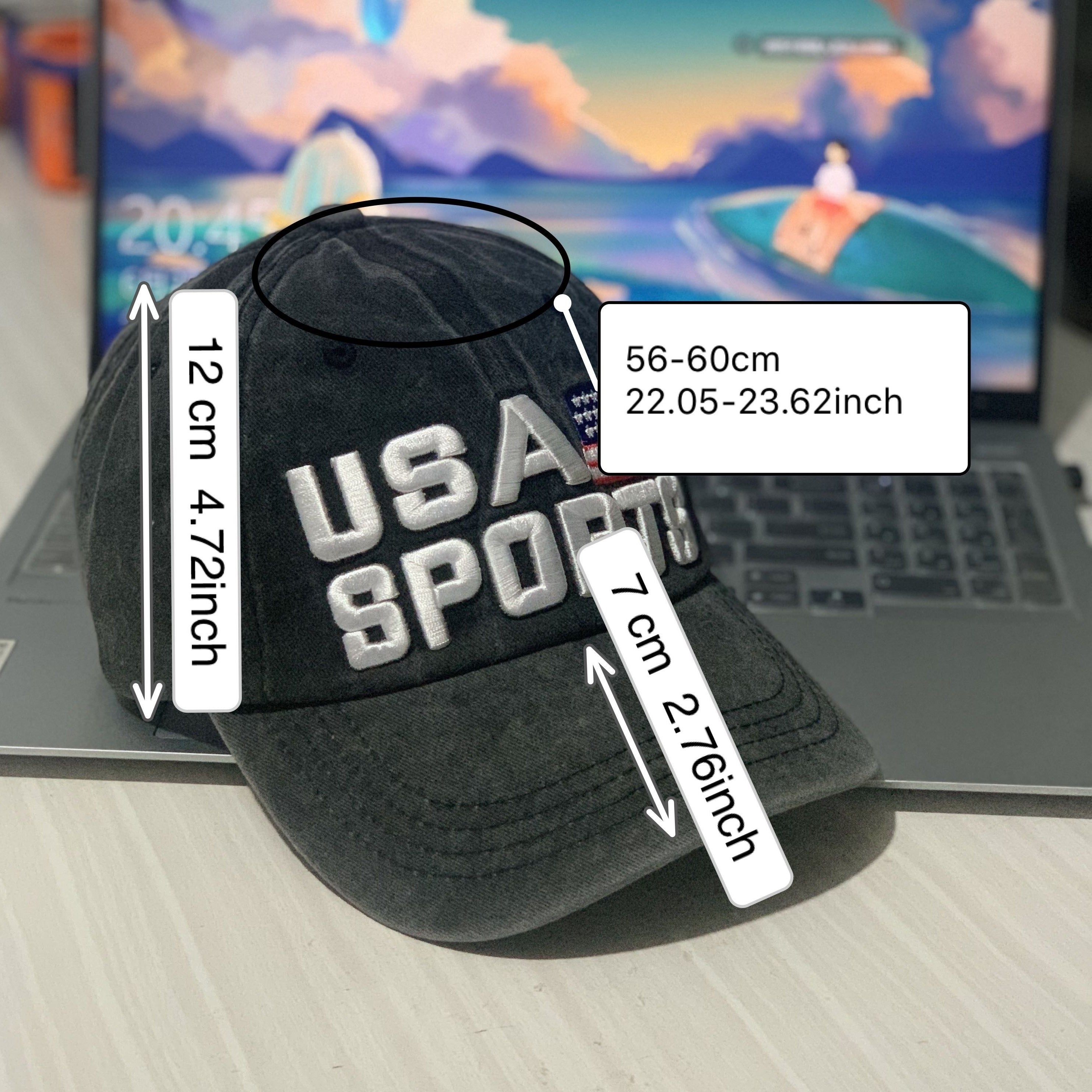 Letter Embroidery Baseball Cap for Couple