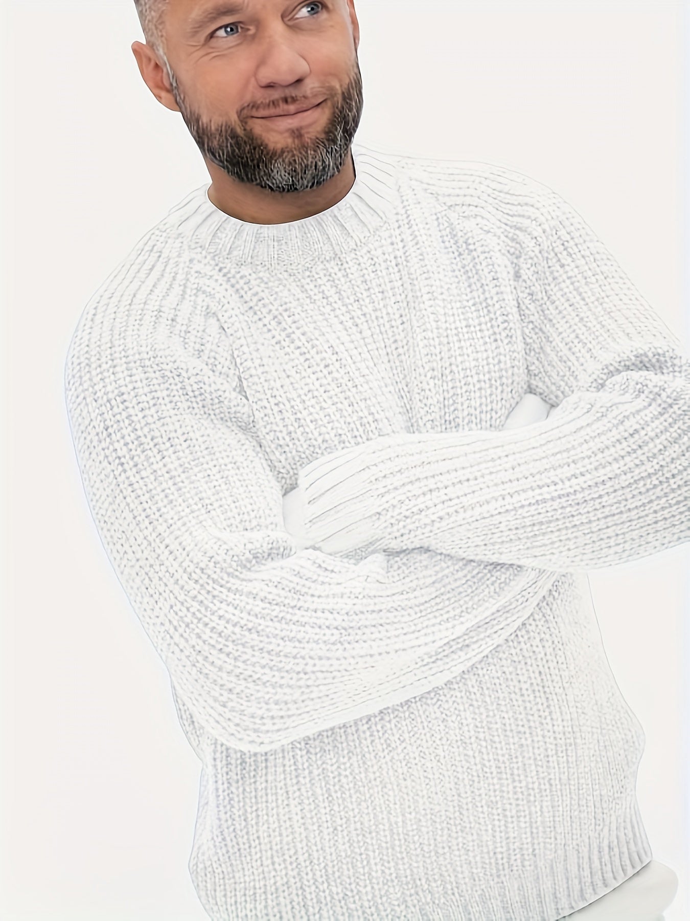 Men's Thermal Knitted Pullover Sweater