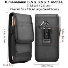 Men's Nylon Waist Bag with Buckle u2013 Phone/Card/Coin Holder
