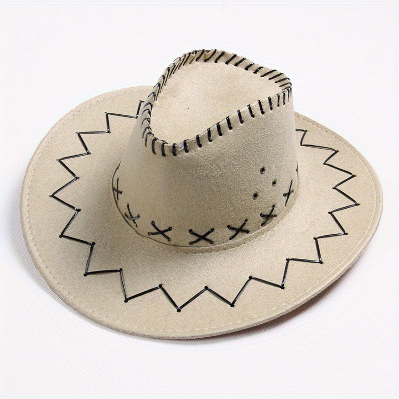 Breathable Sunshade Cowboy Hat Retro Knight Hat