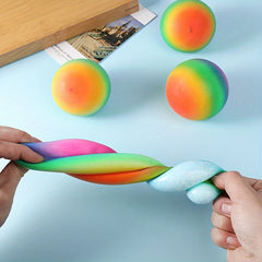 Soft Vent Balls Pasta Rainbow Toys Slow Rebound Kneading Squeeze Toy