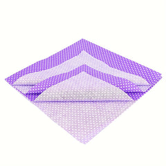 7pcs Purple Fabric Sewing Craft Cloth Sheets DIY Sewing Pattern Craft Cloth