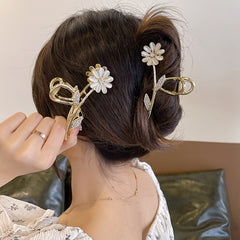 Sunflower Hair Claw Clip Non Slip Strong Hold Grip Hair Jaw Clip