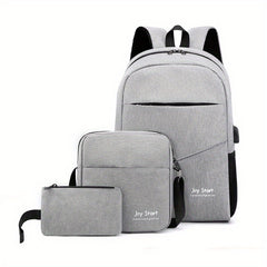 Men's Business Laptop Backpack Set