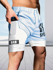 Men's Quick Dry Athletic Shorts With Pockets