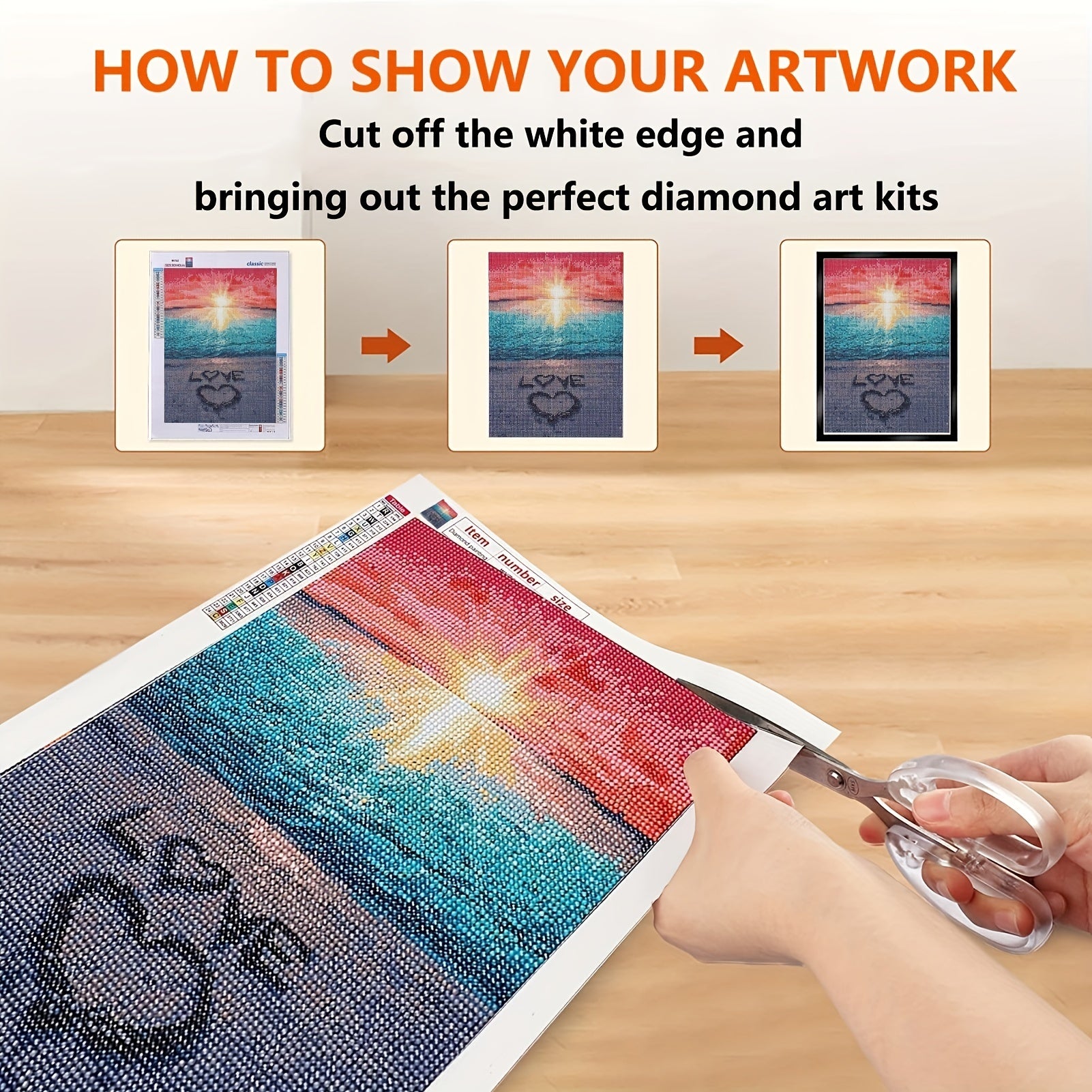 Soft Diamond Painting Frames 30x48/40x64 - Self Adhesive Diamond Art Frames