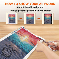 Soft Diamond Painting Frames 30x48/40x64 - Self Adhesive Diamond Art Frames