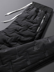 Men's Winter Thick Long Pants Warm Straight Leg Trousers