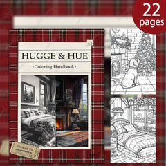 HUGGE & HUE Drawing Coloring Book for Adults