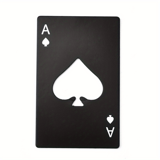 Poker Card Beer Bottle Opener Stainless Steel Halloween Party Supplies