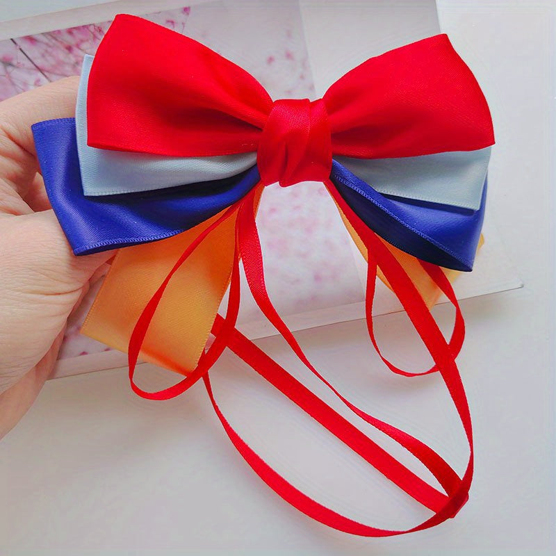 Snow Bow Knot Hairpin Strap Hairpin Clip for Little Girl