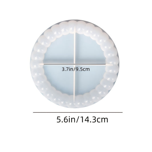 Silicone Bubble Tray Resin Mold Coaster Candle Holder DIY Resin Art