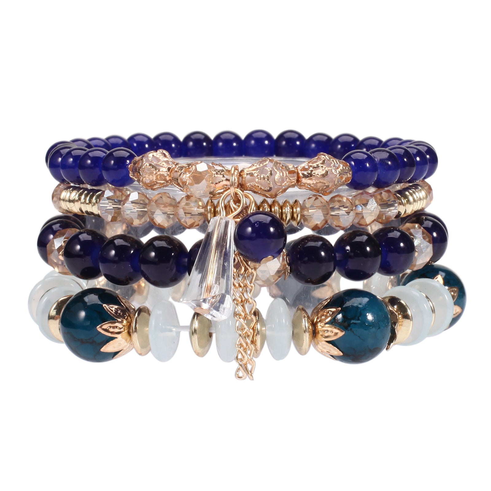 Bohemian Multilayered Stackable Bracelet Set