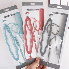 4pcs Hair Loop Styling French Braid Tool Set