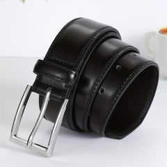 Men's Casual Leather Buckle Belt for Boyfriend's Birthday