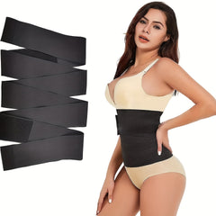 Hourglass Waist Trainer Elastic Detachable Body Slimming Tummy Belt