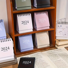 Desk Calendar with Stickers 18-Month Planner for Home Office & School