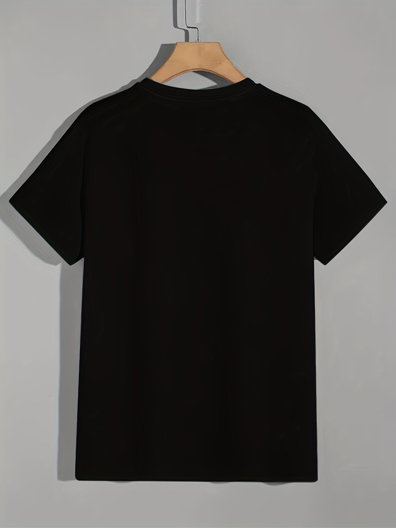 Men's Letter Print Active T-shirt 3D Print Breathable Tee
