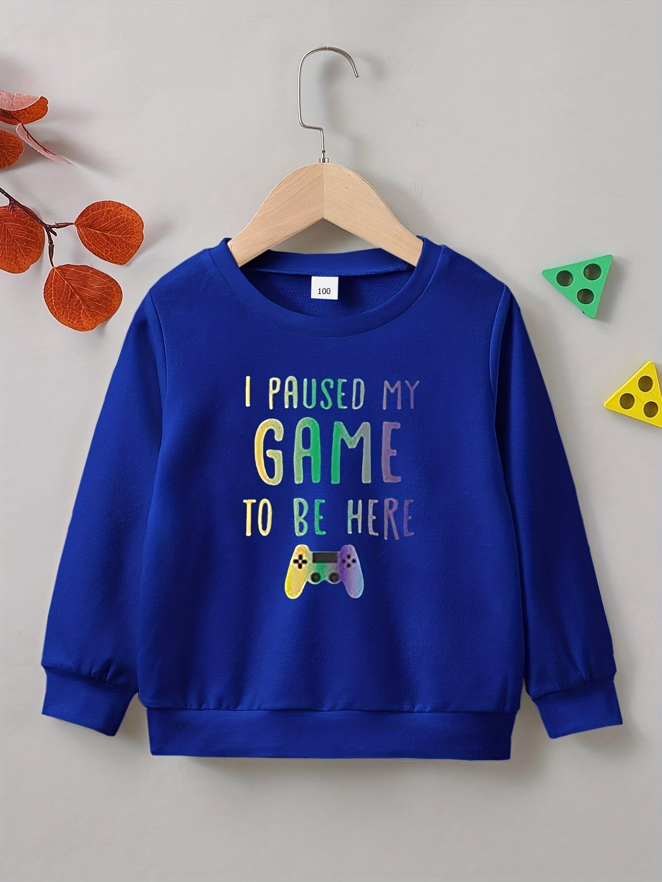 Gradient Letter I Boys Sweatshirt