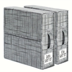 3pcs Quilts Bed Sheet Storage Box Dustproof Underbed Container Bag