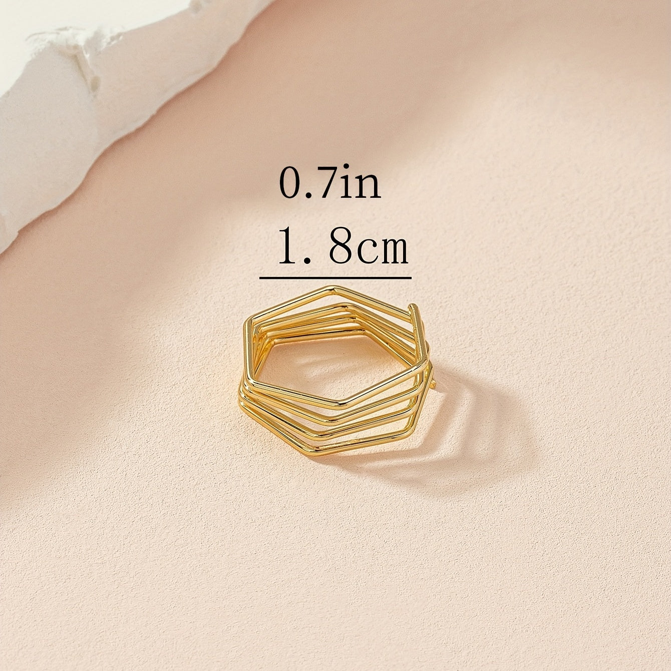 Golden Wrap Ring Hip Hop Style Layers Special Daily Decor