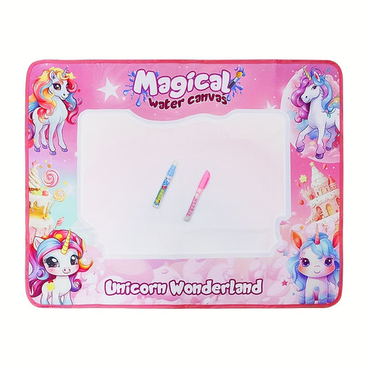 Kids' Water Drawing Canvas with Cartoon Designs