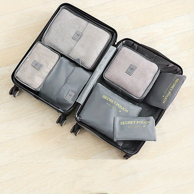 Luggage Packing Organizer Set Lightweight Handheld Pack Cubes Storage Bag