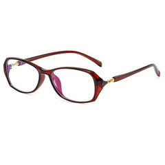 Light Blocking Reading Glasses Ultralight Oval Jelly HD Presbyopic Glasses