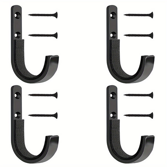 4pcs Stainless Steel Wall Mount Horizontal Mounts With Padding
