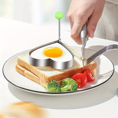 1PC Heart & Star Shaped Fried Egg Mold Stainless Steel