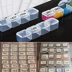 300 1000pcs Diamond Painting Tool Accessories Square Label Stickers