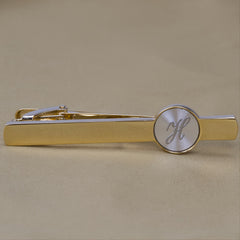 Business Casual Letter Print Copper Tie Clip Gift For Men A N
