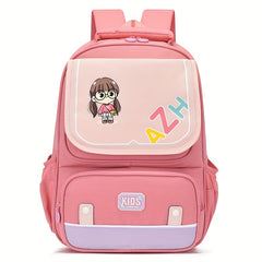 Kids Cartoon Schoolbag - Large Capacity Backpack