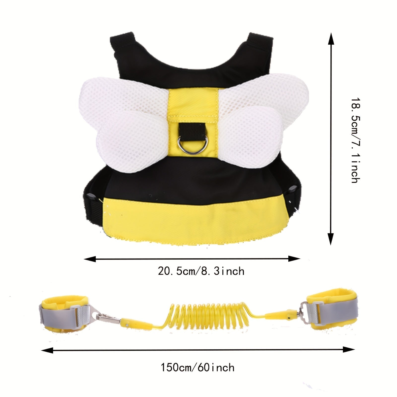 Toddler Harness Leash and Anti Lost Wrist Link for Kids Safety