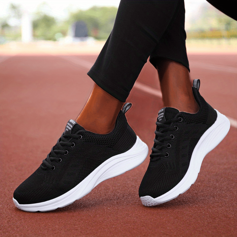 Women's Lightweight Breathable Running Shoes Mesh Casual Lace up Sneakers