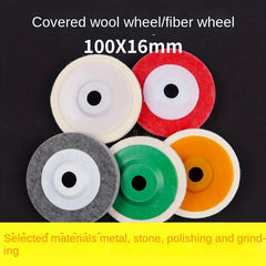 3pcs Mirror Polishing Wool Wheel for Ceramics Stone Metal