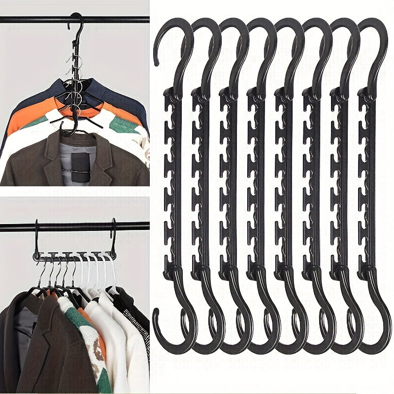 1pc Foldable Magic Hanger Multifunctional Connection Hook Storage