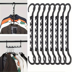 1pc Foldable Magic Hanger Multifunctional Connection Hook Storage