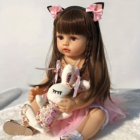 Realistic Full Body Silicone Reborn Dolls Lifelike Washable Waterproof