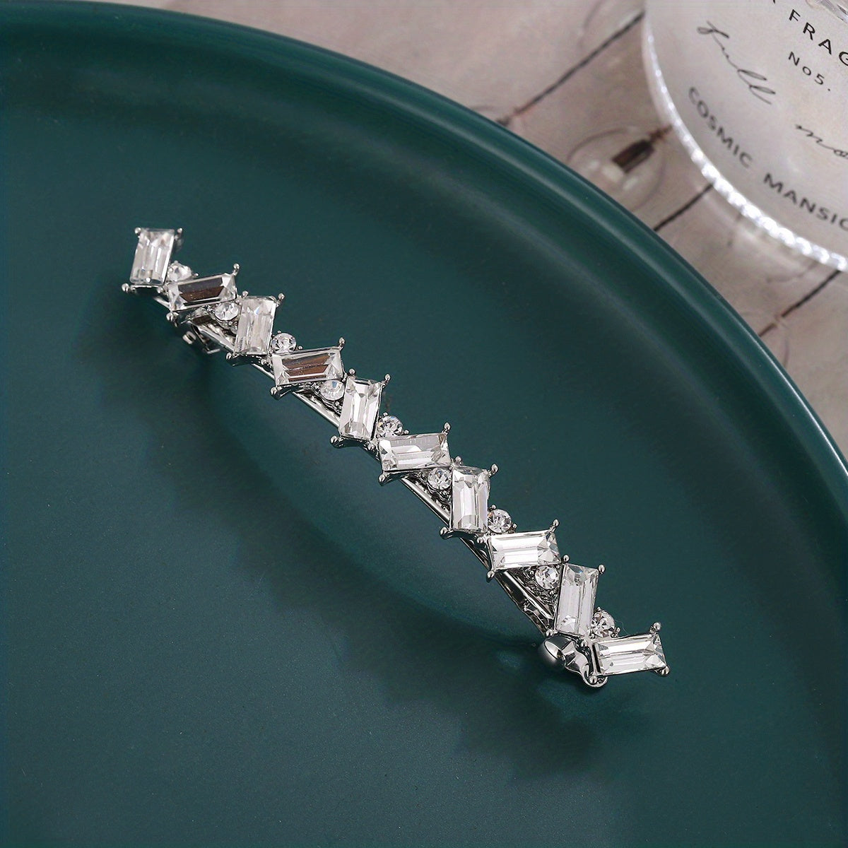 Crystal Hair Clip Retro Style Side Clip Headwear Hair Barrette For Women Girls