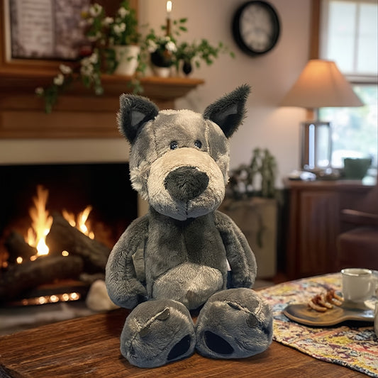Mixed Colors Wolf Plush Toy Soft - Ideal for Friends & Cozy Home Decor