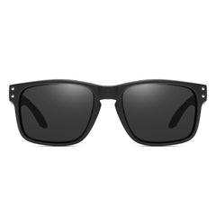 Polarized Sunglasses Square Frame Mirrored Lens UV400 Protection