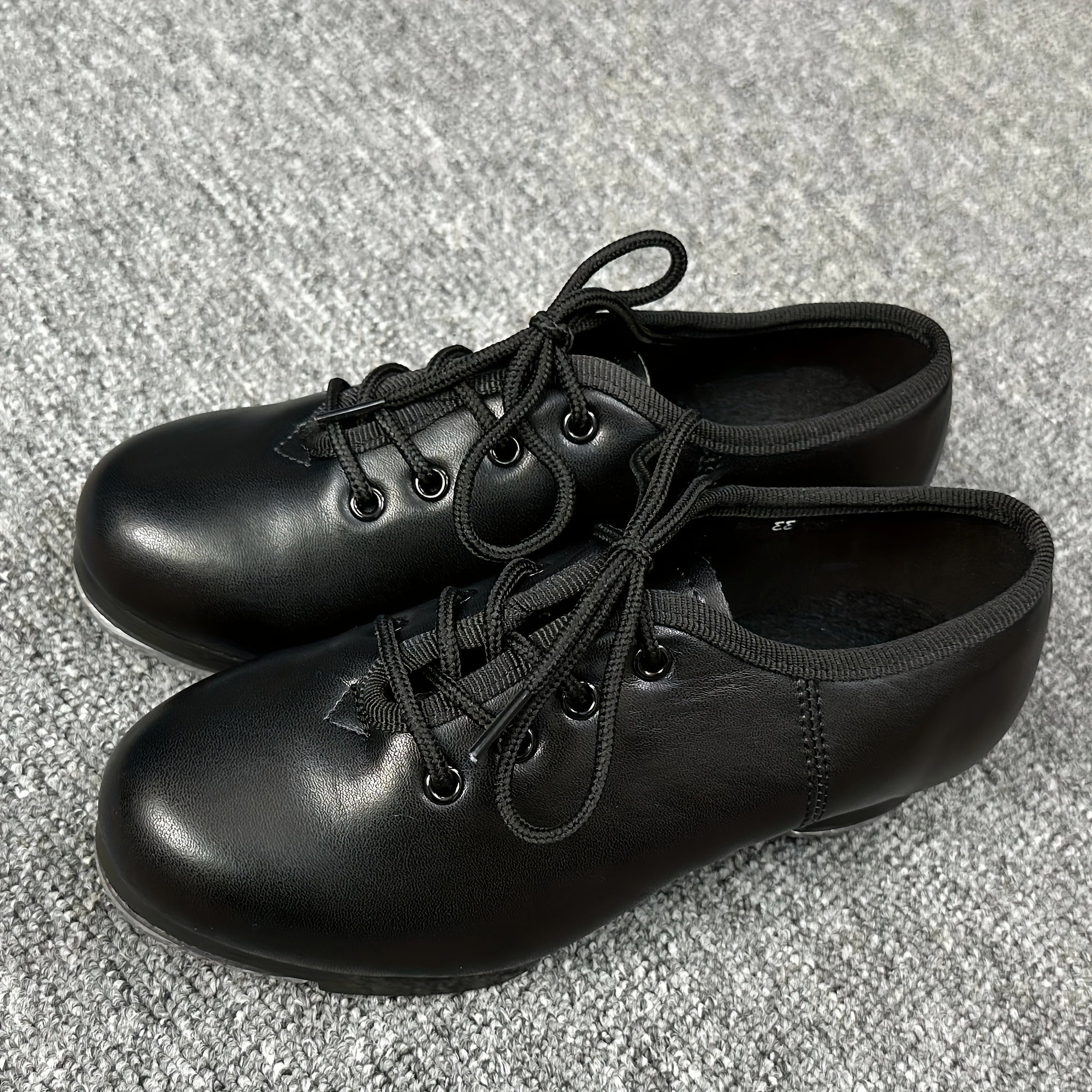 Girls Comfy Summer Dance Shoes Soft Sole Faux Leather Tap Jazz Shoes