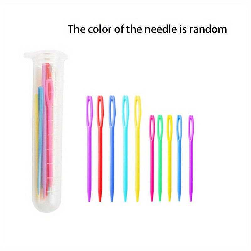 Colorful Sweater Needles Stitching Set Large Hole Beanie Croc