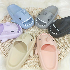 Boy's Shark Slippers Comfy Non Slip Home Shoes For Kids Indoor Activities