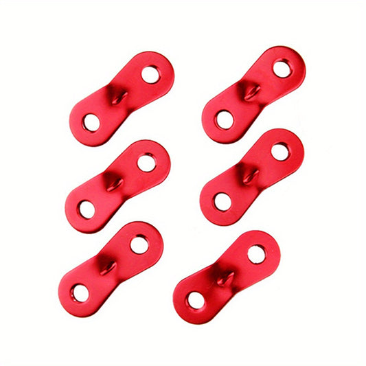 6pcs Aluminium Tent Wind Rope Buckle for Camping Hiking