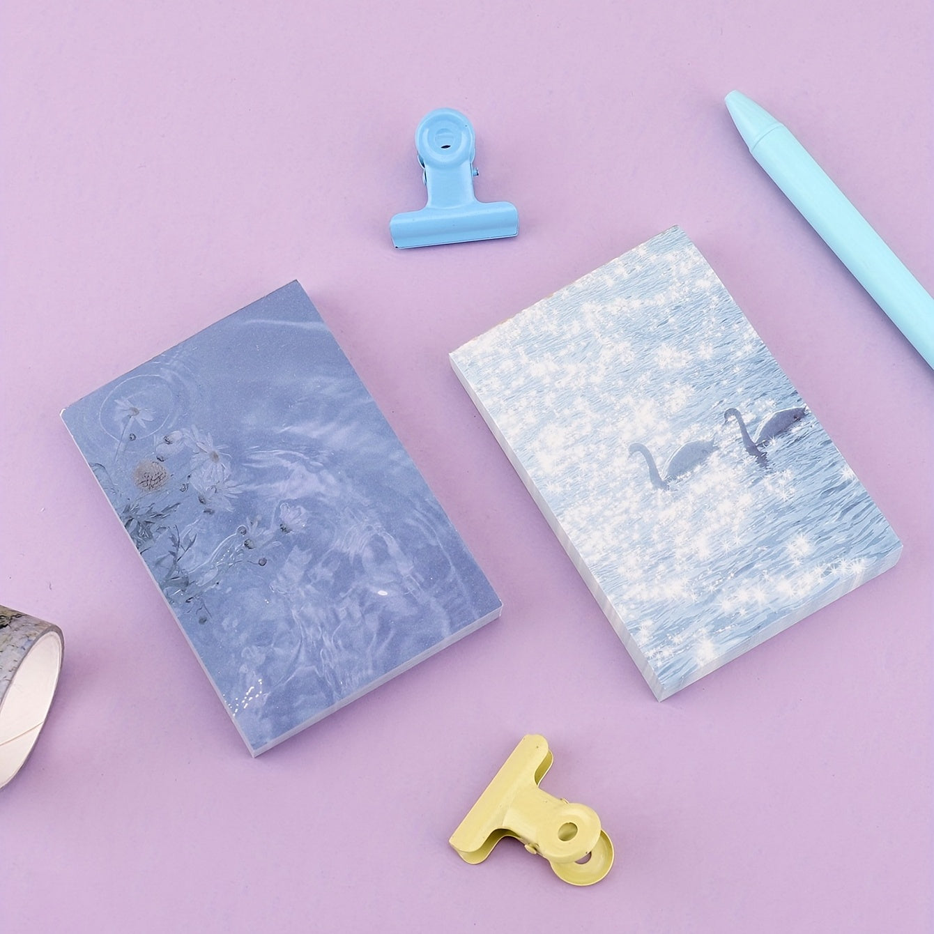 100pcs Art Style Journal Diary Material Message Note Paper