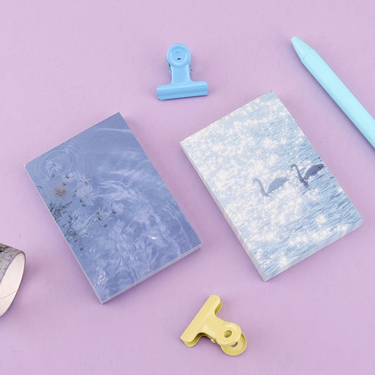 100pcs Art Style Journal Diary Material Message Note Paper
