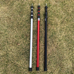 2pcs Adjustable Tent Poles Aluminum Alloy Camping Beach Shelter Tarp Awning Pole
