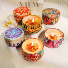 4pcs Scented Candle Set Jasmine Sandalwood Rose Perfect for Relaxation